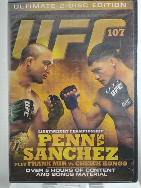 UFC 107 Penn vs Sánchez 2-Disc Edition - Yellow & Black